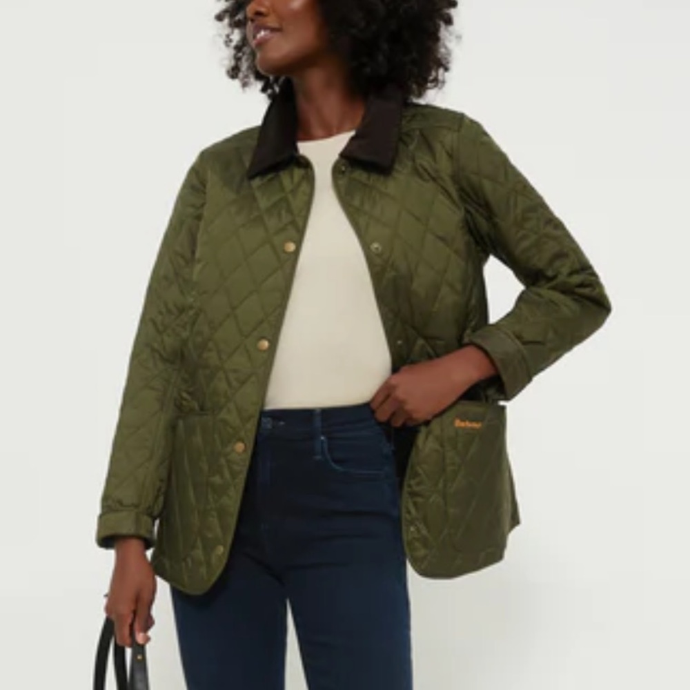 Barbour Annandale jacket in olive, excellent used condition